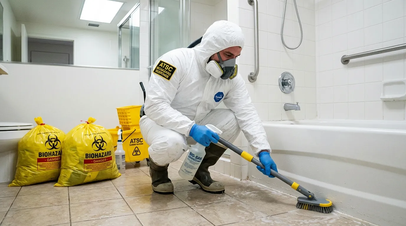 Decontamination equipment deployed for Blood Cleanup in Florissant